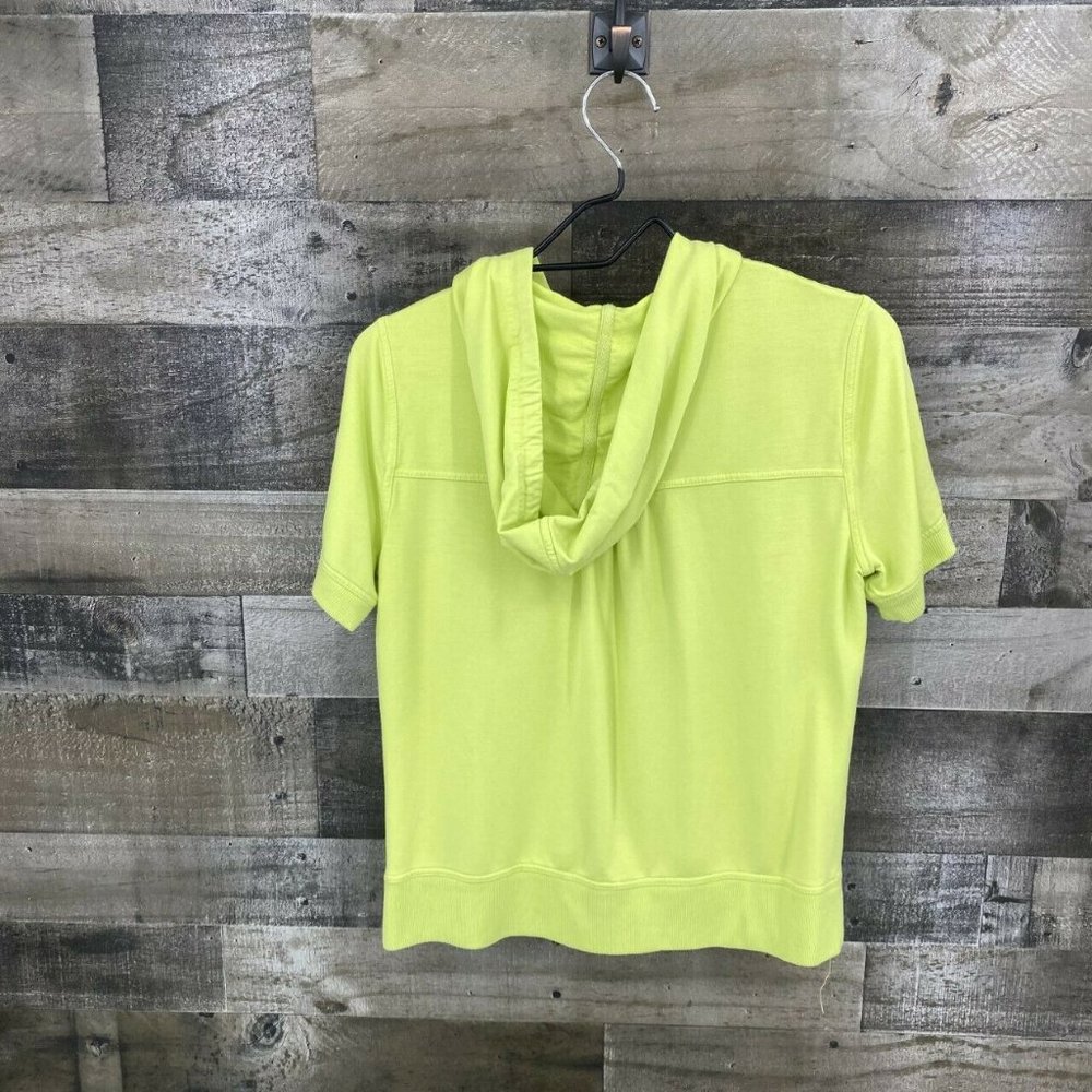 Chico's Zenergy Zip Up Short Sleeve Sweatshirt S/4 - Picture 5 of 5